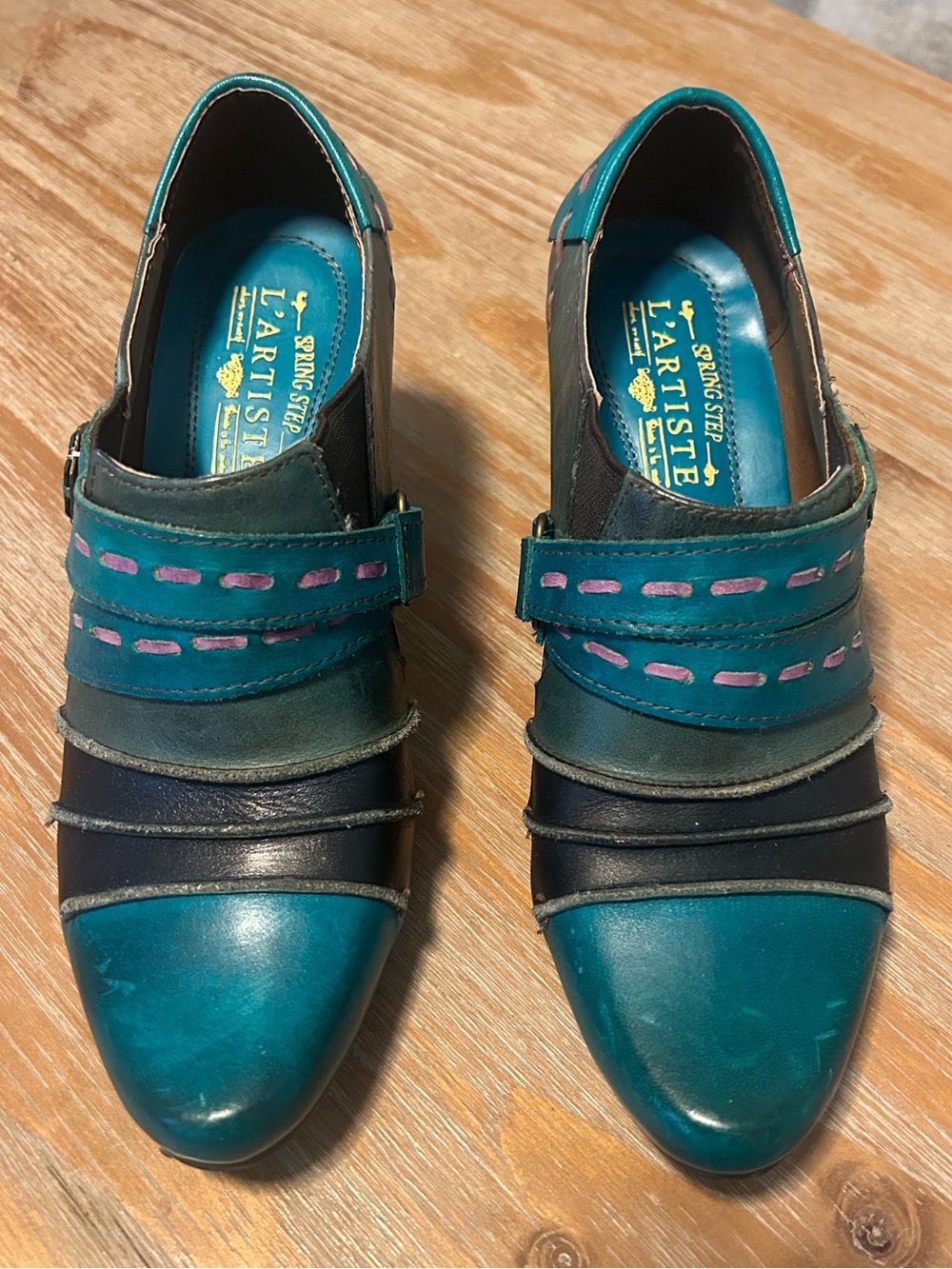 Spring Step Vintage Wondrous Artisan Ankle Boots - Picture 6 of 13